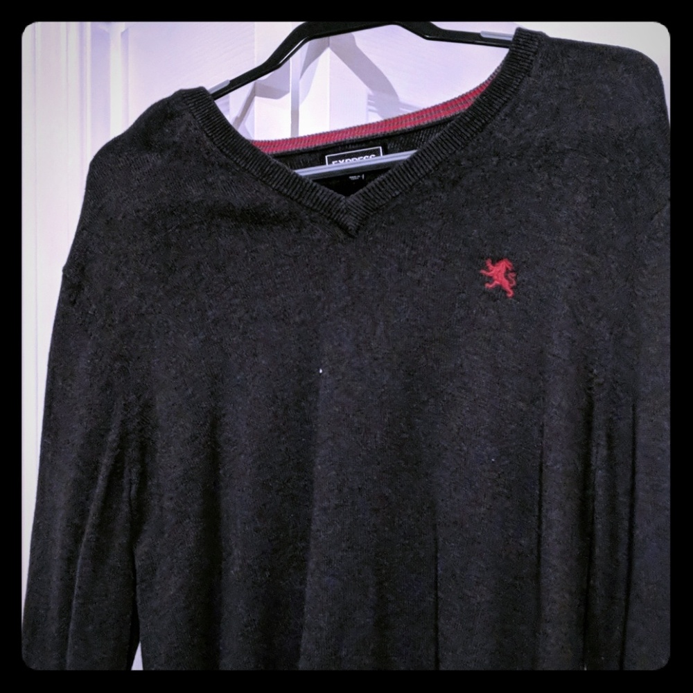 V neck sweater